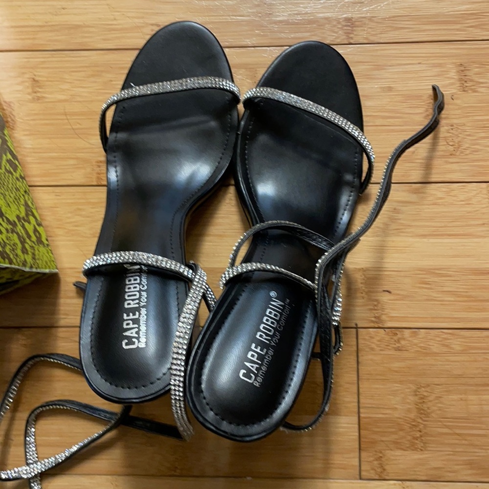Octavia-C Cape Robbin strappy heels.
